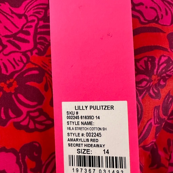NWT Lilly Pulitzer Mila Stretch Cotton Shift - Picture 4 of 8